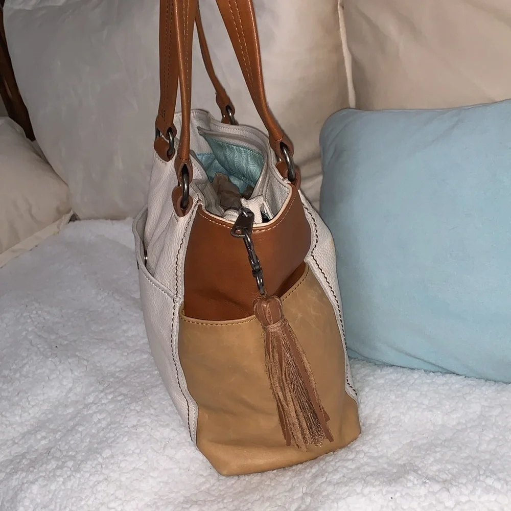 The SAK leather satchel